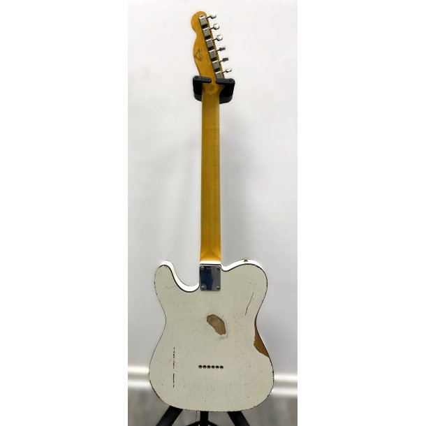 (USED) Fender Custom Shop '60 Reissue Dennis Galuszka Masterbuild Telecaster Heavy Relic - Aged Olympic White